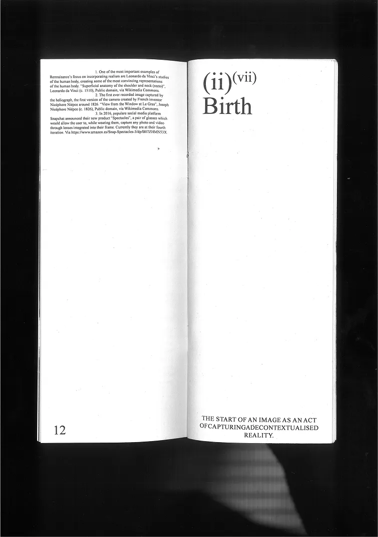 The Birth and Death of an Image